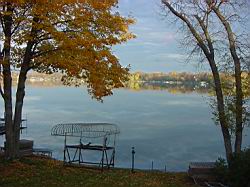 Fall calm day on Lake Minnetonka