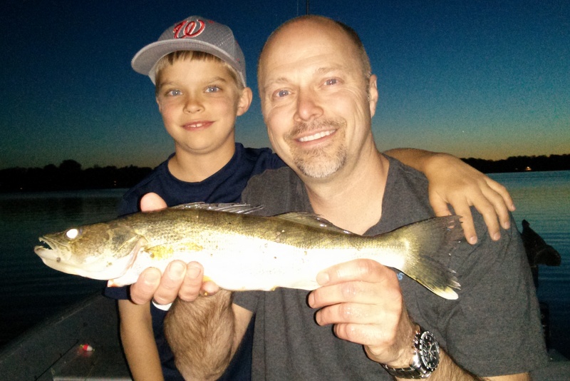 17" Walleye caught on Tonka